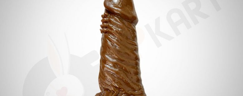 Silicone Thick Chocolate Penis Sleeve Male Sex Toy - Adults Product Kart