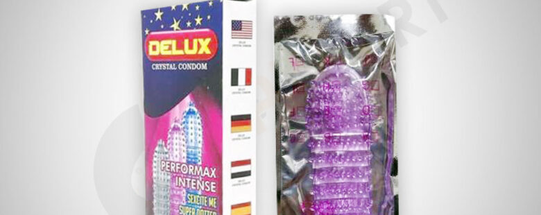 Delux Crystal Condom Mens Sex Toy - Adults Product Kart