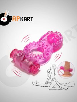 Dual Vibrating Cock Ring Butterfly Ring Men's Sex Toys - Adults Product Kart