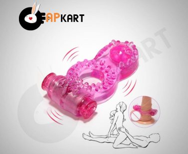 Dual Vibrating Cock Ring Butterfly Ring Men's Sex Toys - Adults Product Kart