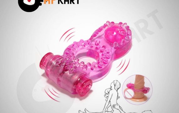 Dual Vibrating Cock Ring Butterfly Ring Men's Sex Toys - Adults Product Kart