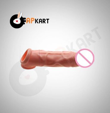 Realistic Penis Sleeve Extender Prolong Ejaculation Lasting Ring - Adults Product Kart