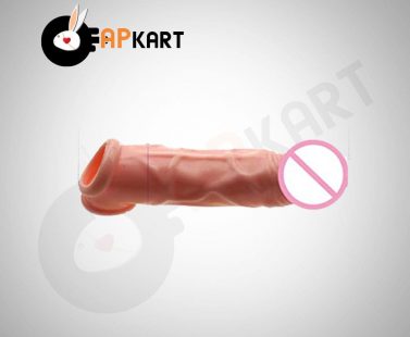 Realistic Penis Sleeve Extender Prolong Ejaculation Lasting Ring - Adults Product Kart