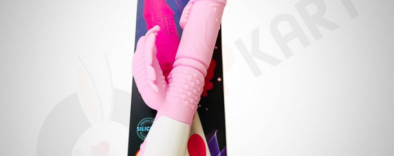 Silicone Dildo Butterfly Vibrator Massager Sex Toy - Adults Product Kart