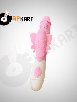 Silicone Dildo Butterfly Vibrator Massager Sex Toy - Adults Product Kart