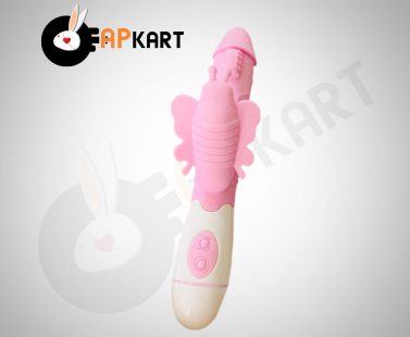 Silicone Dildo Butterfly Vibrator Massager Sex Toy - Adults Product Kart
