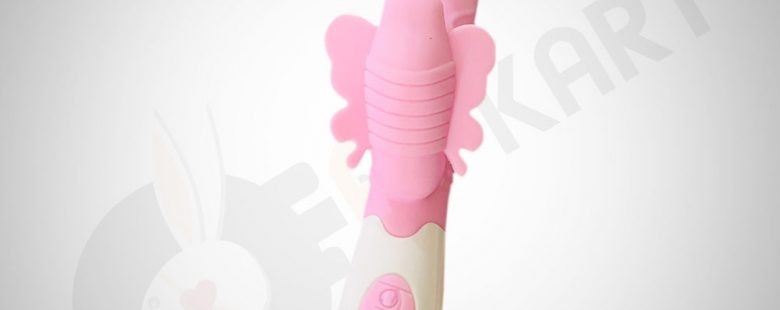 Silicone Dildo Butterfly Vibrator Massager Sex Toy - Adults Product Kart