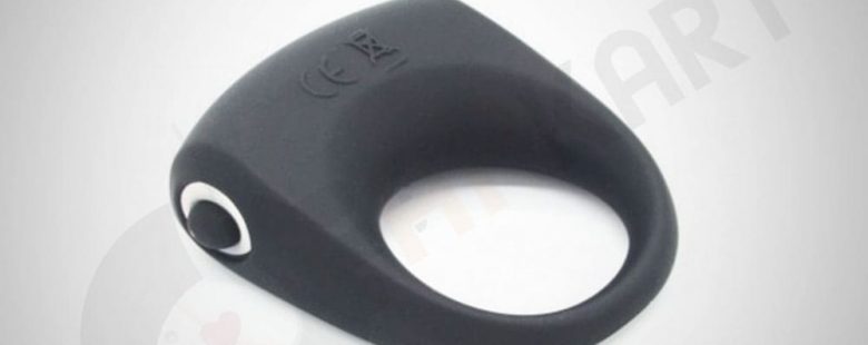 Lux Black Silicone Vibrator Cockring Men Black - Adults Product Kart
