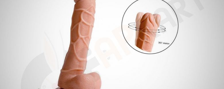 Rockon Flexible Multi Speed Realistic Vibrating 7 Inch Dildo - Adults Product Kart
