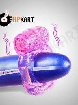 Silicone Delay Vibrating Cock Ring Men's Sex Toy - Adults Product Kart