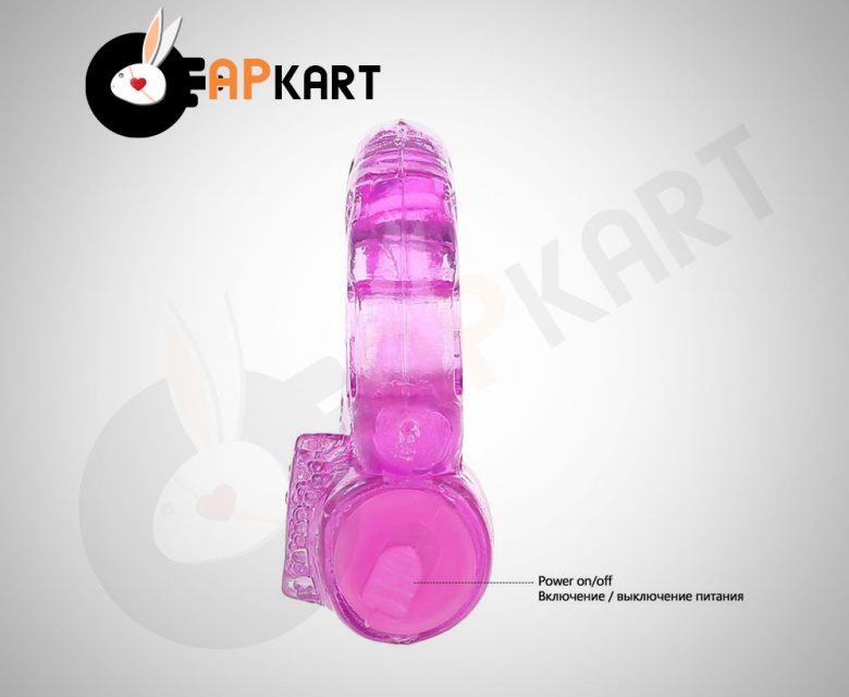 Silicone Delay Vibrating Cock Ring Men's Sex Toy - Adults Product Kart