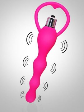 Soft Silicone Anal Beads Vibrator for Women - Adults Product Kart