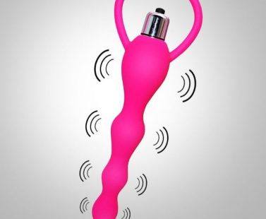 Soft Silicone Anal Beads Vibrator for Women - Adults Product Kart