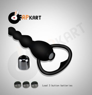 Soft Silicone Anal Beads Vibrator for Women - Adults Product Kart