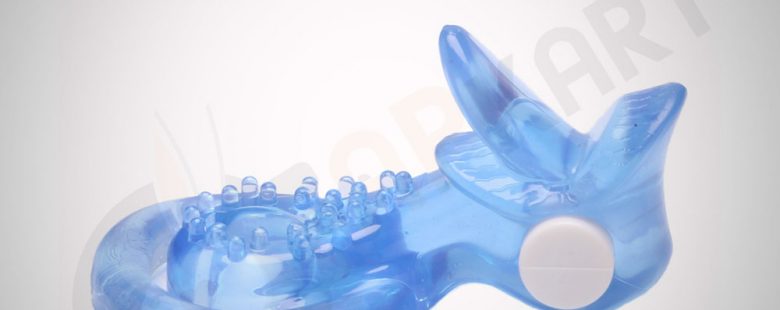 TOTO Double Vibrating Penis Ring with extra Tongue Men and Women Sex Toys - Adults Product Kart