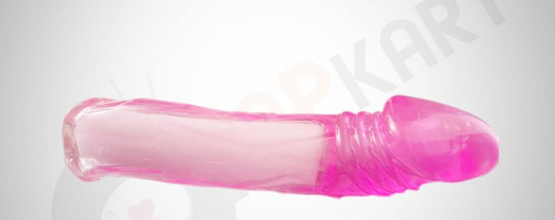 Reusable Pink Penis Sleeve Extender Cock Enlarger Silicone Extension Condom Male Sex Toys - Adults Product Kart