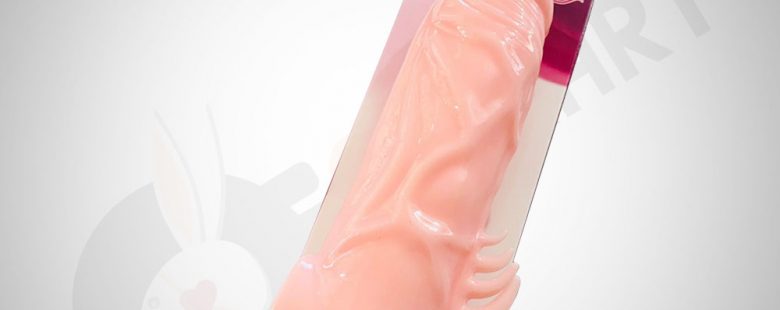 Male Shark Skin Penis Extender Vibrator Soft Reusable Condom Sleeve - Adults Product Kart