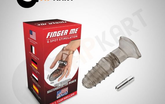 Female G-Spot Finger Sleeve Vibrator Massager - Adults Product Kart 2