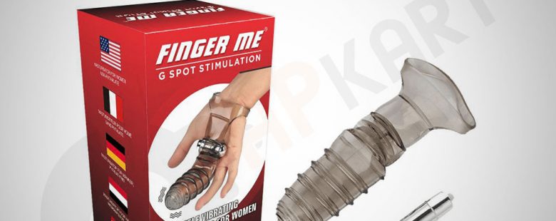 Female G-Spot Finger Sleeve Vibrator Massager - Adults Product Kart 2