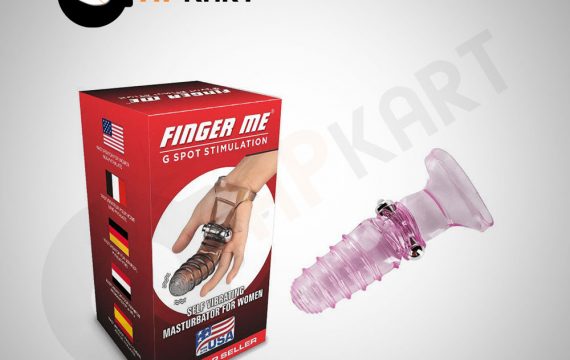 Female G-Spot Finger Sleeve Vibrator Massager - Adults Product Kart