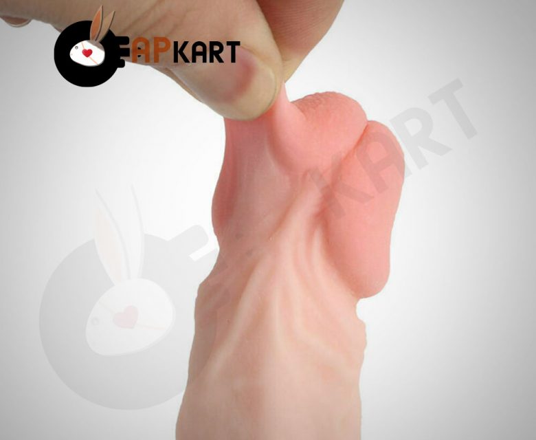 2 in 1 Realistic Dildo with Vagina Pussy Penis Sleeve