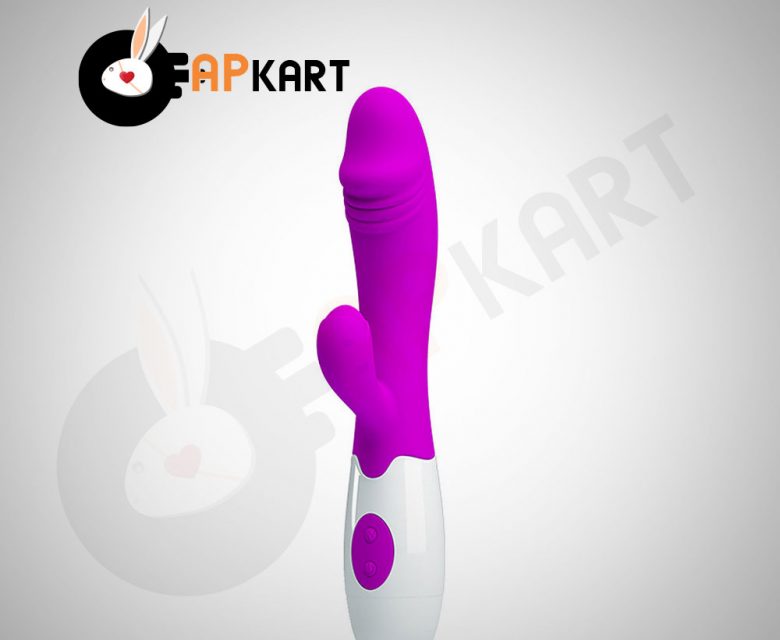 30 Speed Dick-Head Clit & Puss G Spot Rabbit Vibrator Dildo-1