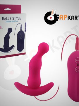 Balls Style Vibrating Anal Plug Sex Toy - Adults Product Kart