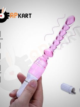 Jelly Vibrator Long Beads Anal Plug Stick