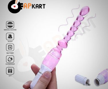 Jelly Vibrator Long Beads Anal Plug Stick