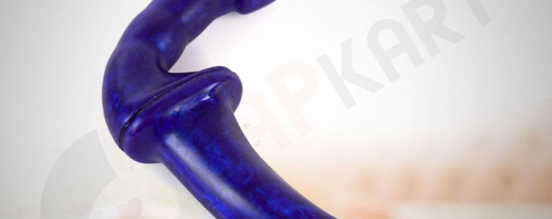 Realistic Double-Ended Transparent Jack Dildo-4