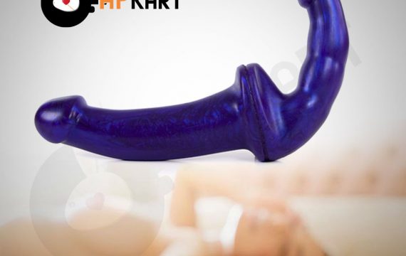 Realistic Double-Ended Transparent Jack Dildo