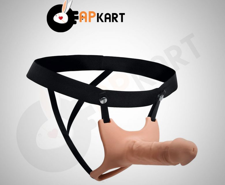 Silicone Hollow StrapOn Dildo-1