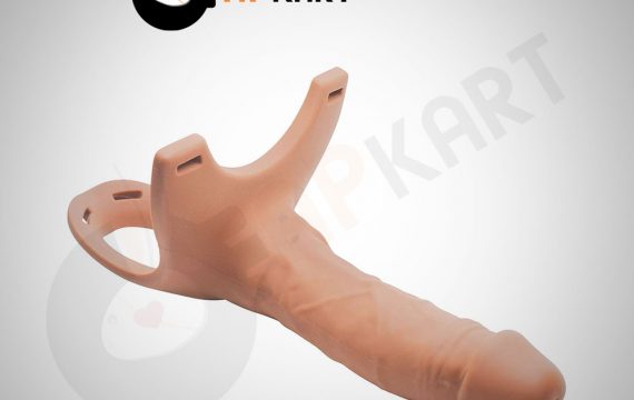 Silicone Hollow StrapOn Dildo