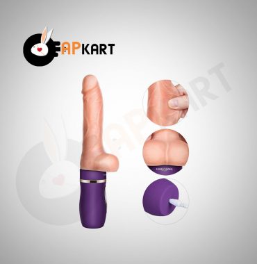 Thrusting Dildo Vibrator with Heating Function