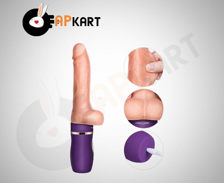 Thrusting Dildo Vibrator with Heating Function