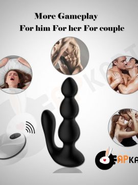 Tower Anal Vibrator Butt Plug Prostate Wireless Massager-5