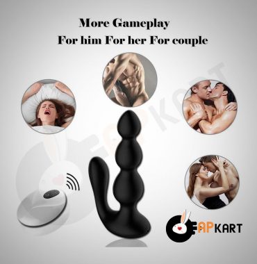 Tower Anal Vibrator Butt Plug Prostate Wireless Massager-5