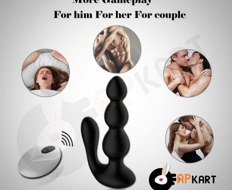Tower Anal Vibrator Butt Plug Prostate Wireless Massager-5