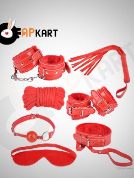 Red Bondage And BDSM Sex Toy Kit - Adults Product Kart