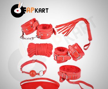 Red Bondage And BDSM Sex Toy Kit - Adults Product Kart