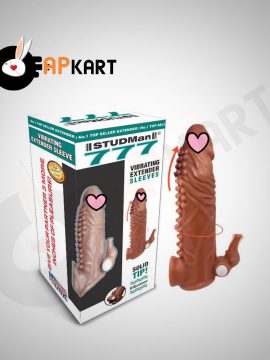 STUDMan 777 Vibrating Extender Sleeve - Adults Product Kart