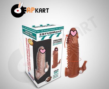 STUDMan 777 Vibrating Extender Sleeve - Adults Product Kart