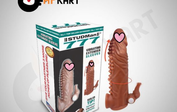 STUDMan 777 Vibrating Extender Sleeve - Adults Product Kart